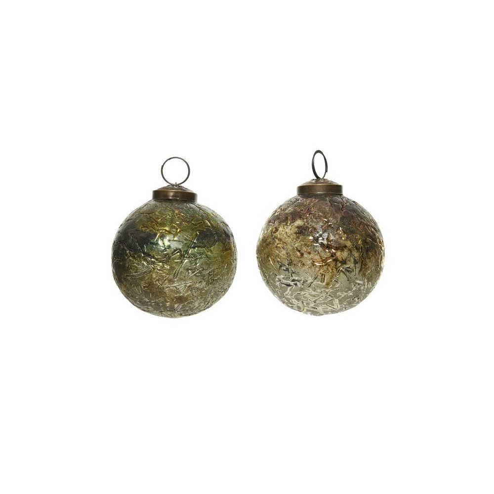 SFERA VETRO CON RILIEVO D8 2CO